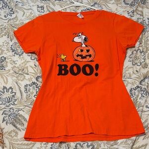 Snoopy Orange Halloween Shirt